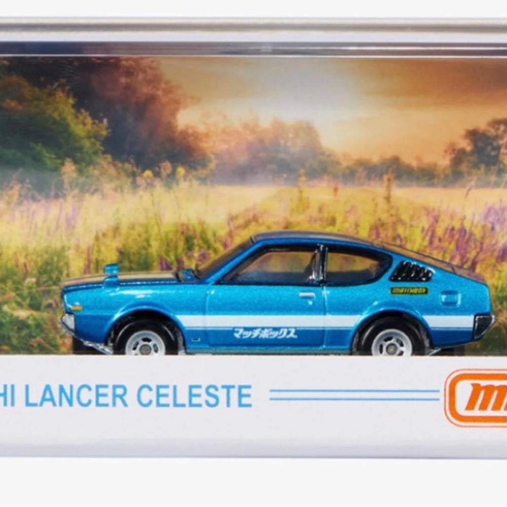 Matchbox Collectors 1975 Mitsubishi Lancer Celeste